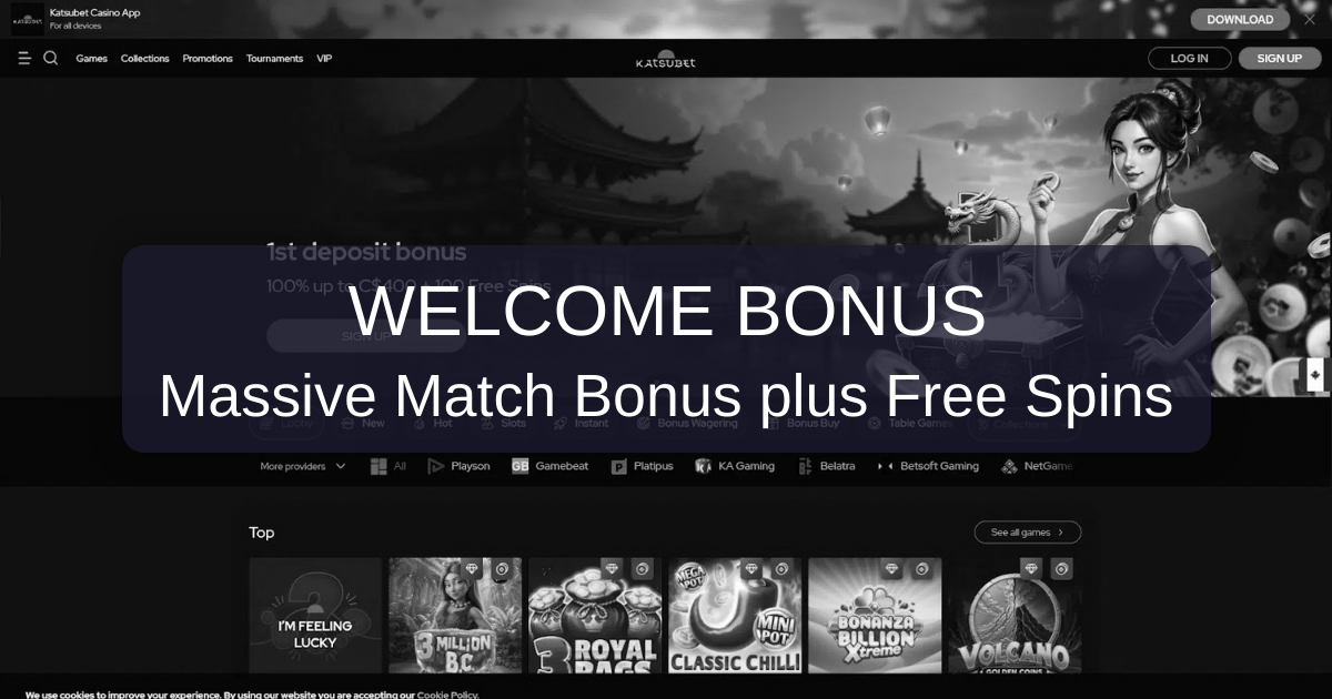 KatsuBet Casino: Top Slots in Canada